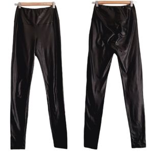 🍒 Wilfred Free Daria Pants Vegan Leather Leggings Black Sz S